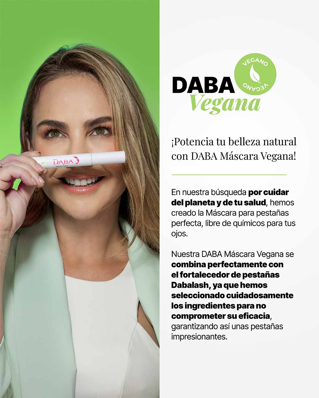 En nuestra búsqueda por cuidar del planeta y de tu salud, hemos creado la Máscara para pestañas perfecta, libre de químicos para tus ojos.